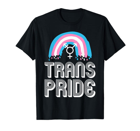 Transgender Trans Lgbt Pride Rights Rainbow T-Shirt - Unique Graphic Unisex