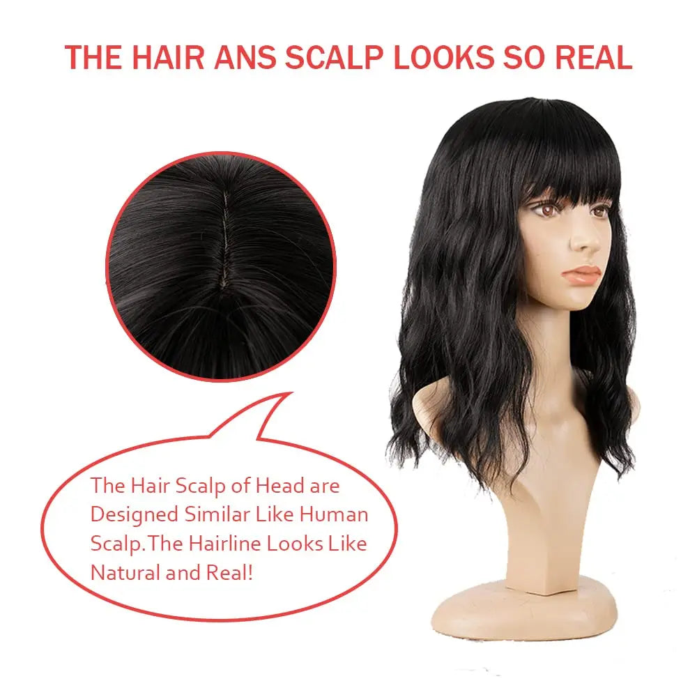 The Muse Romantic Wave with Soft Fringe