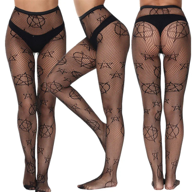 The Renaissance High-Stretch Textured Fishnets
