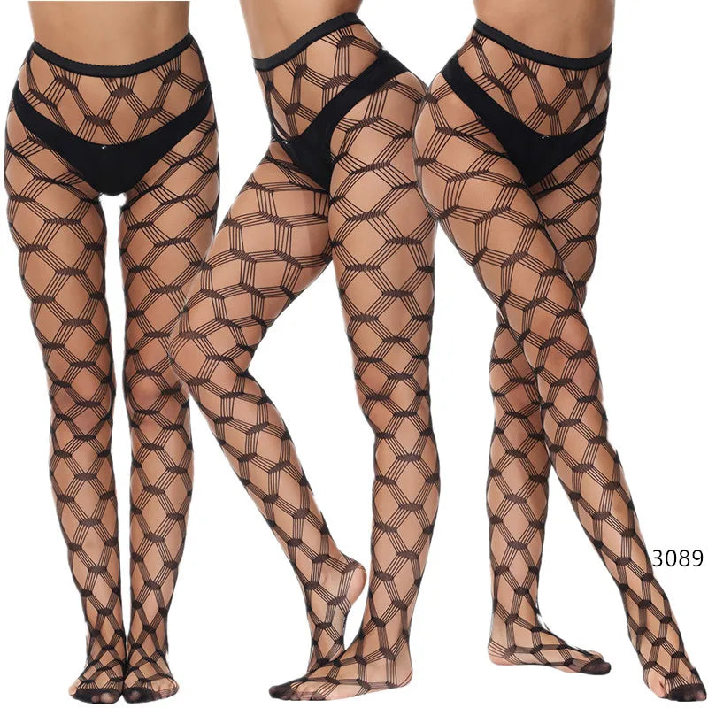 The Renaissance High-Stretch Textured Fishnets