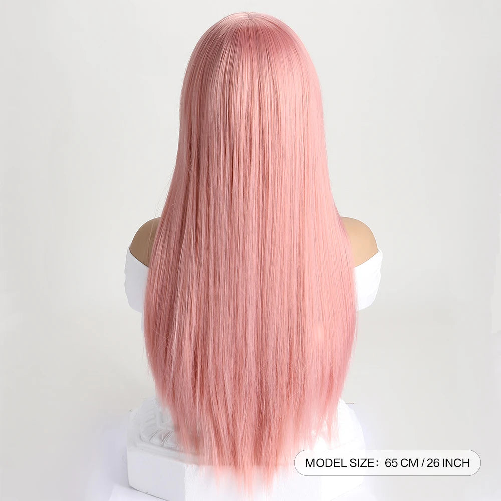 The Enchantress 26-Inch Sleek Straight Wig with Framing Bangs