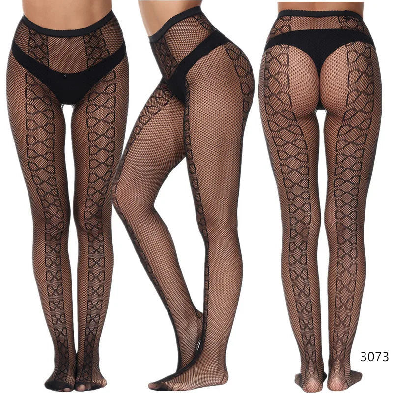 The Renaissance High-Stretch Textured Fishnets