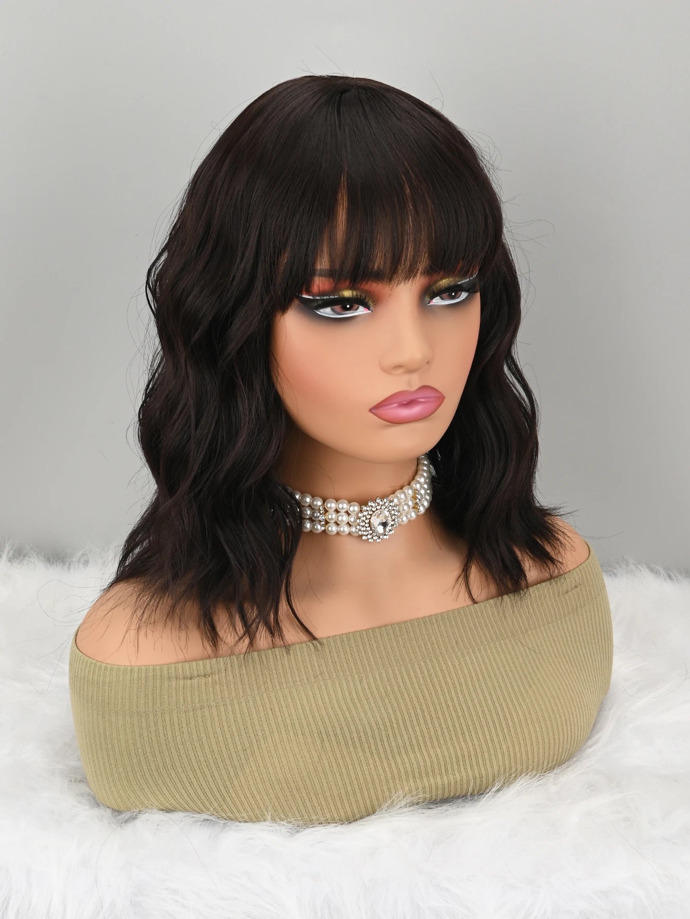 The Muse Romantic Wave with Soft Fringe