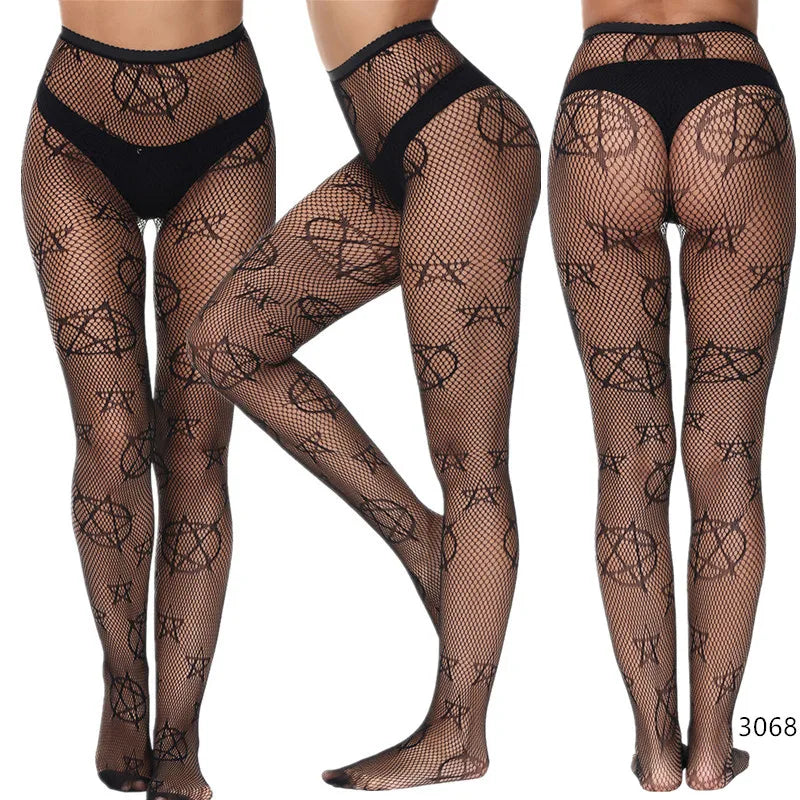 The Renaissance High-Stretch Textured Fishnets