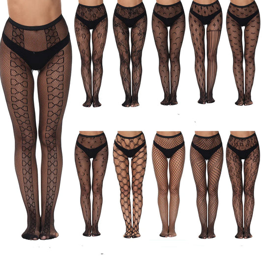 The Renaissance High-Stretch Textured Fishnets