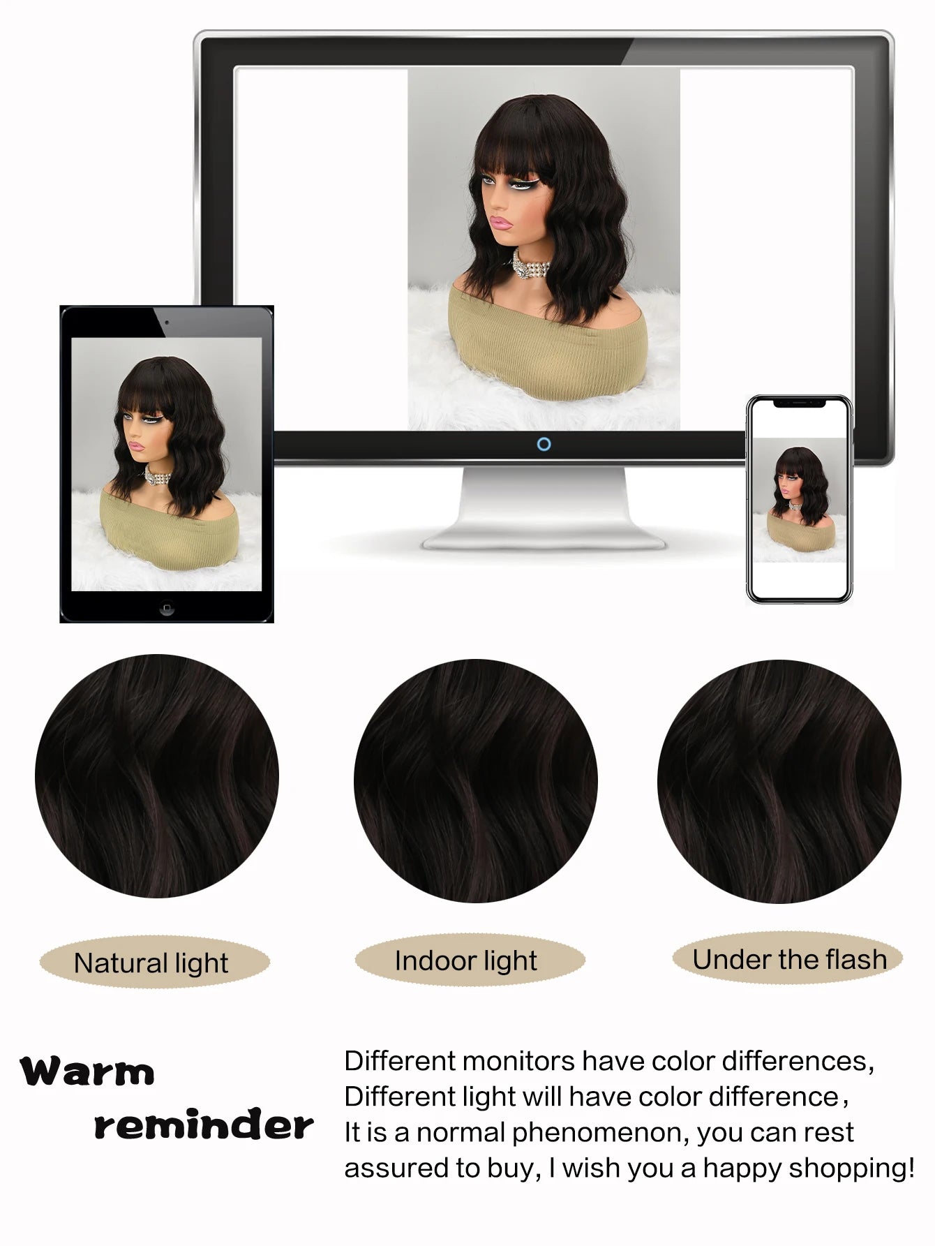 The Muse Romantic Wave with Soft Fringe