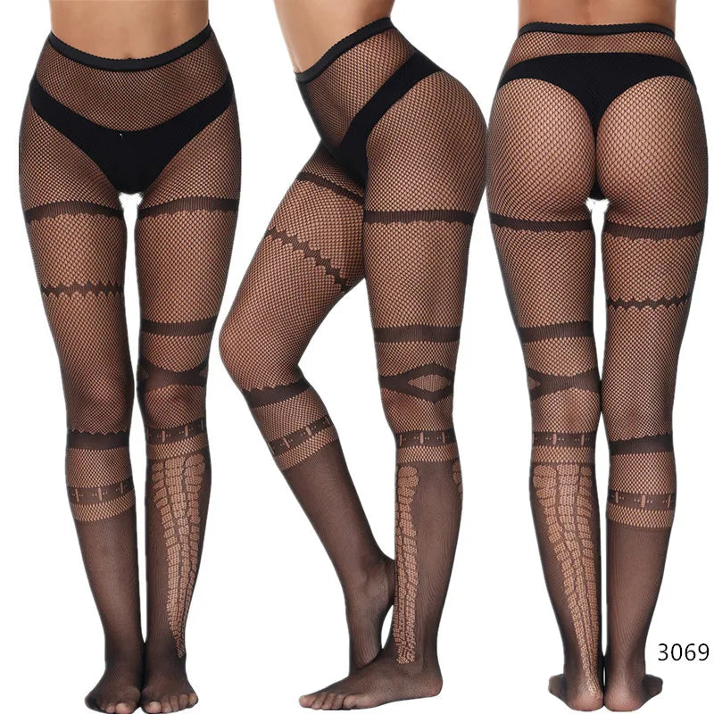 The Renaissance High-Stretch Textured Fishnets