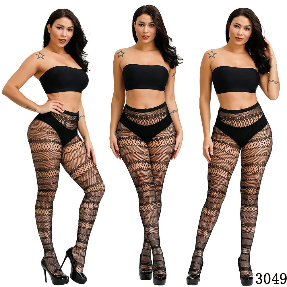 The Renaissance High-Stretch Textured Fishnets