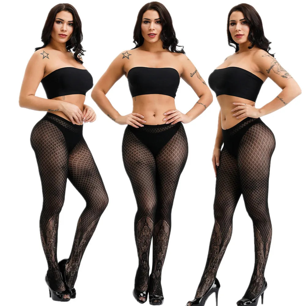 The Renaissance High-Stretch Textured Fishnets