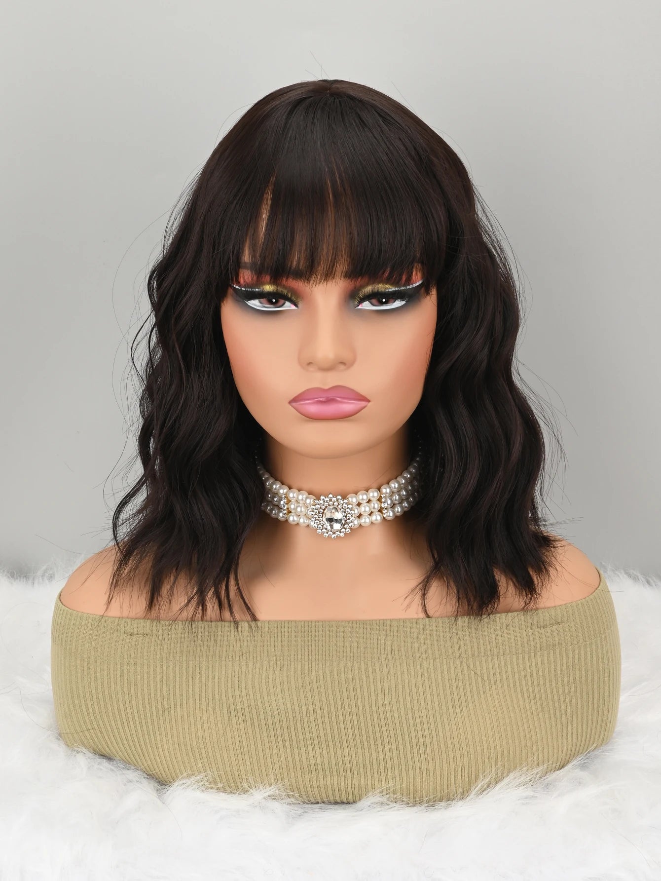 The Muse Romantic Wave with Soft Fringe