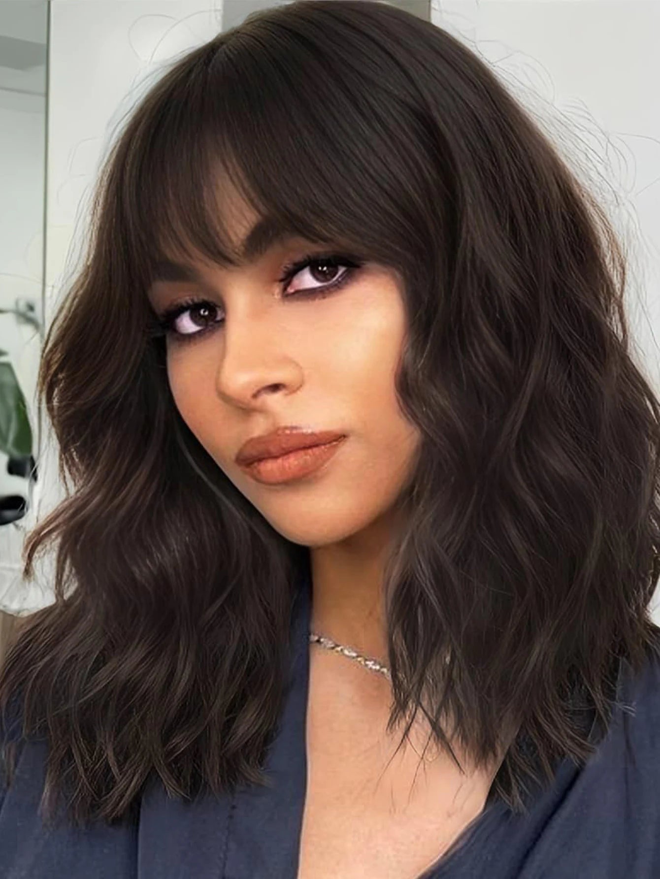 The Muse Romantic Wave with Soft Fringe