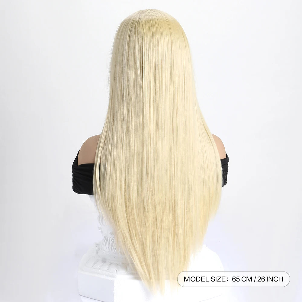 The Enchantress 26-Inch Sleek Straight Wig with Framing Bangs