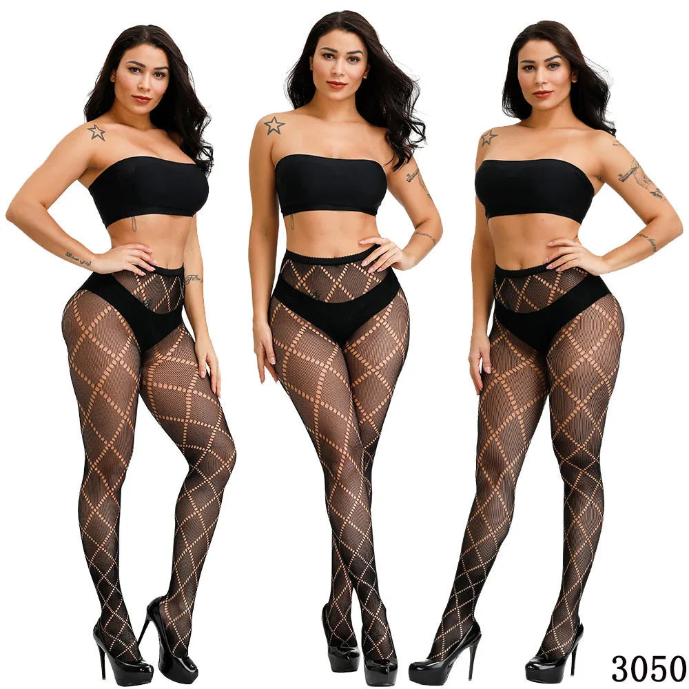 The Renaissance High-Stretch Textured Fishnets