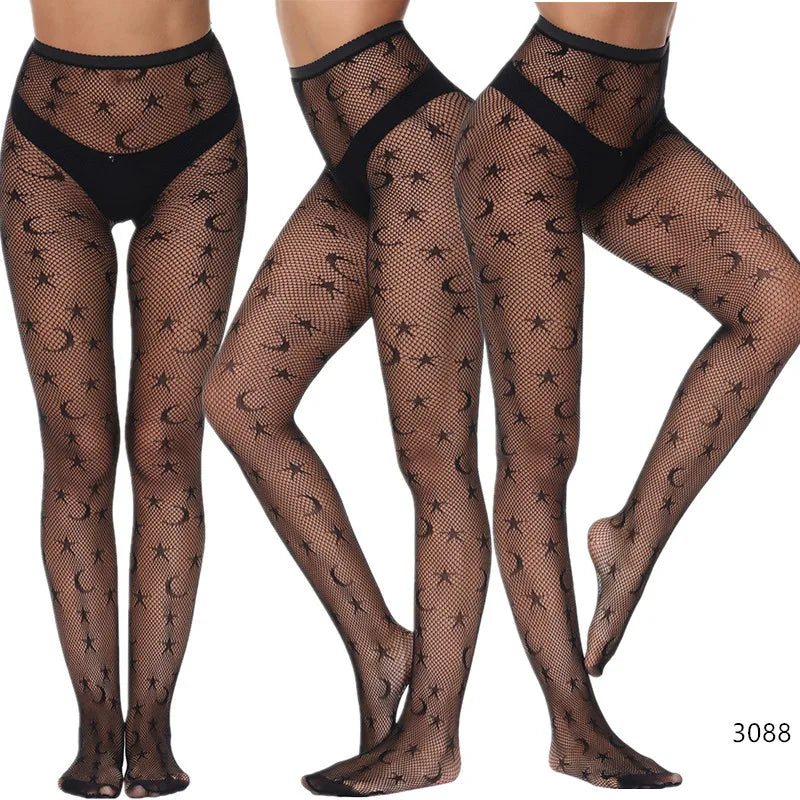 The Renaissance High-Stretch Textured Fishnets