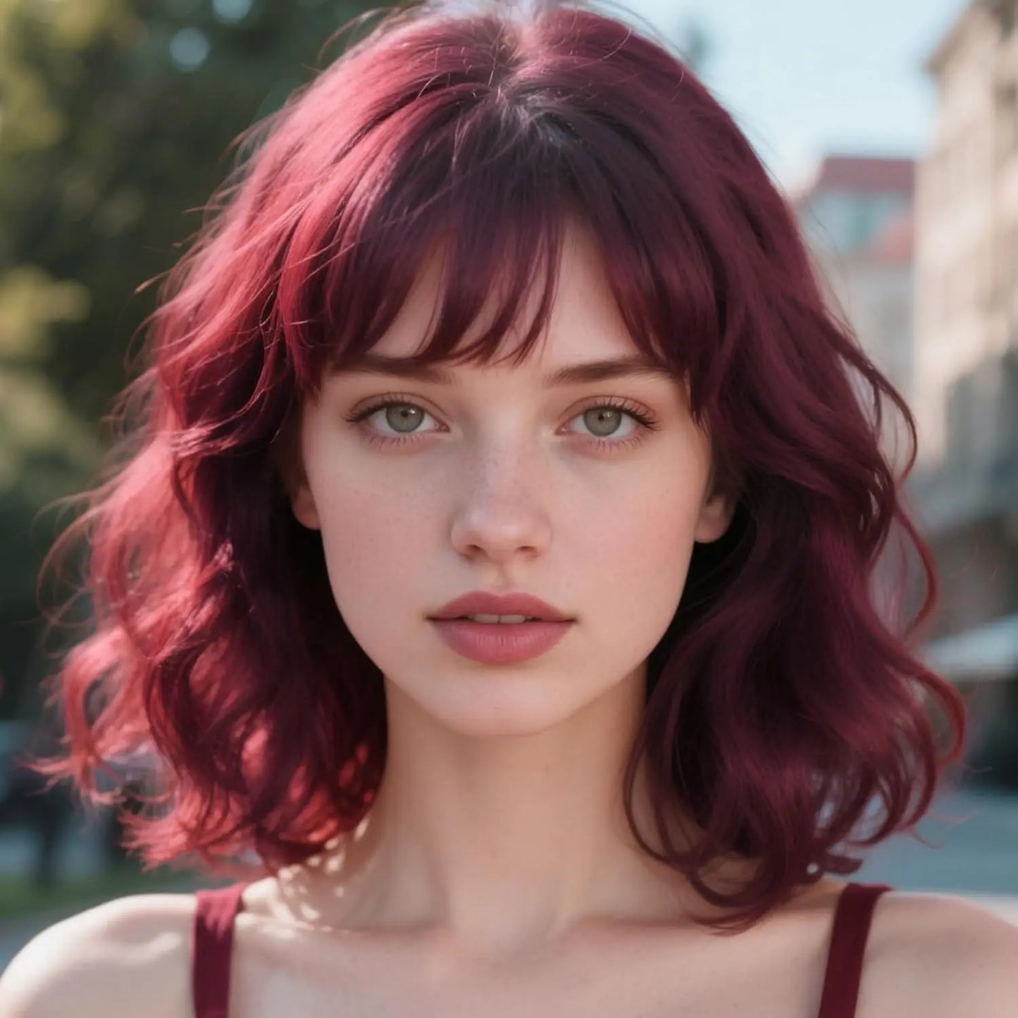 The Muse Romantic Wave with Soft Fringe
